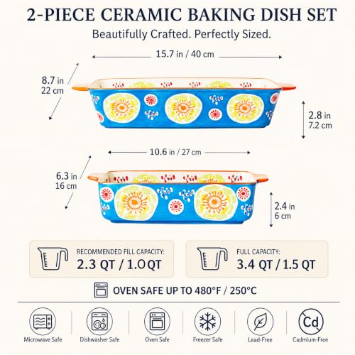 Ceramic Baking Dish Set