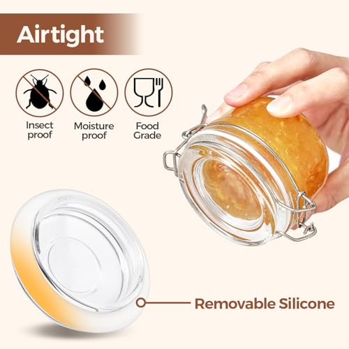 Glass Pantry Jars with Airtight Lids