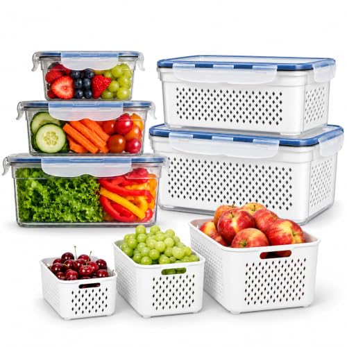 50 Pcs Large Food Storage Containers with Lids Airtight