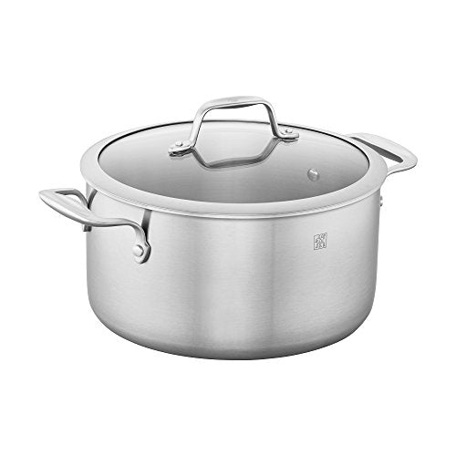 Spirit Stainless Stainless Steel Cookware Set (12-pc Stainless)