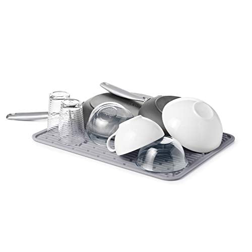 Good Grips 13265200MLNYK Silicone Draining Mat Grey (12" x 12")