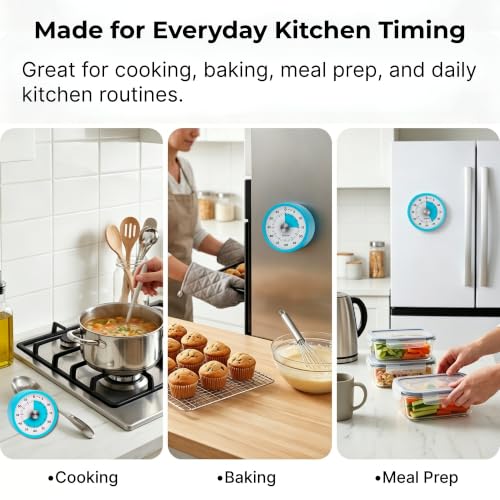 Magnetic Kitchen Timer (Blue)