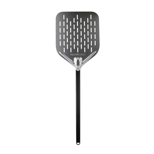 Perforated Aluminum Pizza Peel with Handle