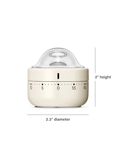 Mechanical Kitchen Timer (Cream)