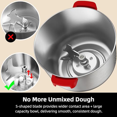 DoughChief 5.3QT Dough Maker (Red / 5.3 QT)