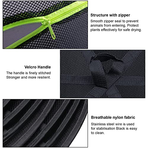 Herb Drying Rack Hanging Mesh Dry Net Basket for Herbs Plants Flower Vegetables Spices Fish Food