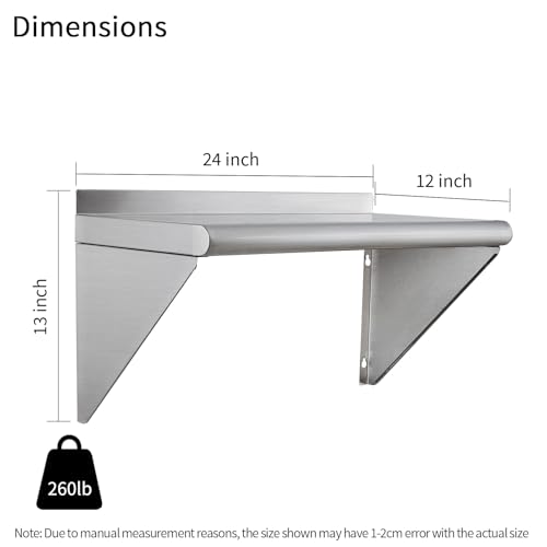 2 Pack Stainless Steel Shelf