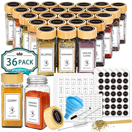Spice Jars with Labels