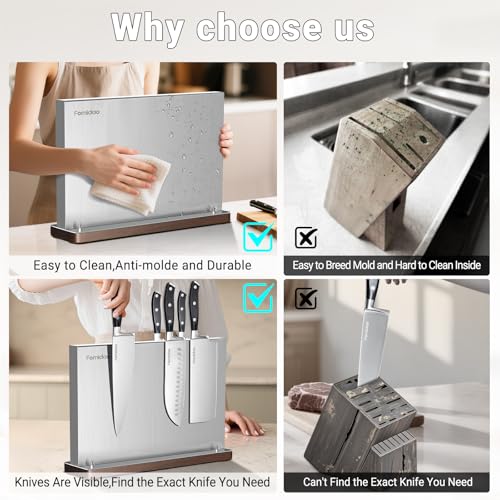 Magnetic Knife Block