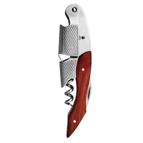 Professional Corkscrew Wine Bottle Opener with Foil Cutter Wine Key for Waiters