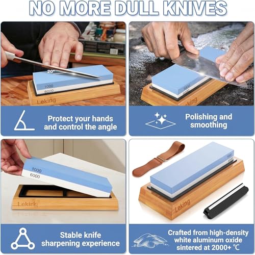 Knife Sharpening Stone Set