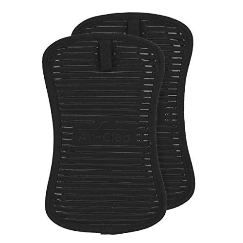 Premium Pot Holder & Hot Pad (Black / 2 Pack)