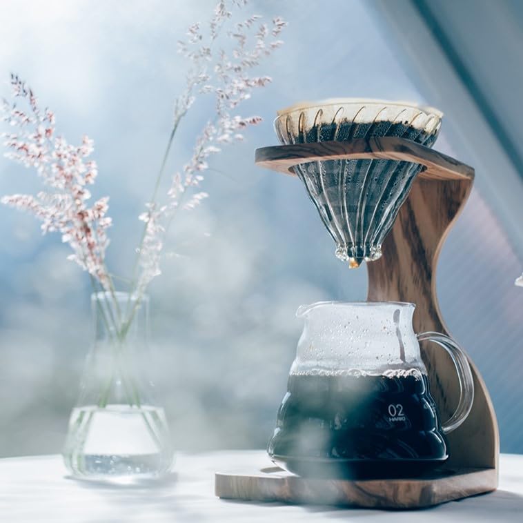 V60 Olive Wood Stand Set