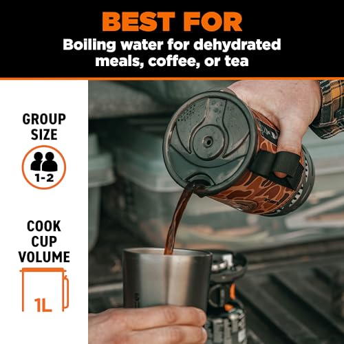 Flash Portable Fast Boil Stove for Camping and Backpacking with 1