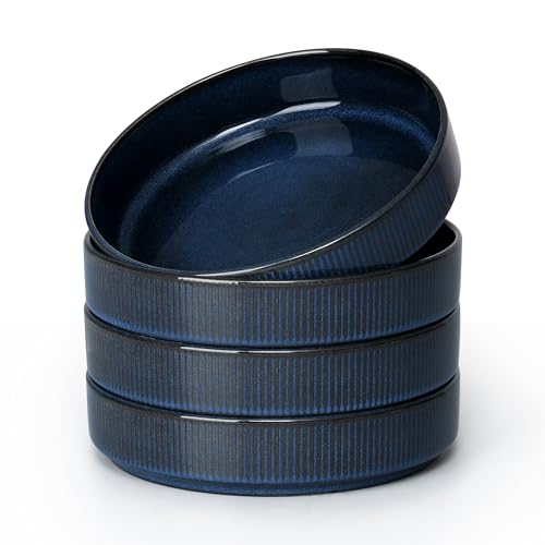 4 6 Pieces Stoneware Pasta Bowls Set