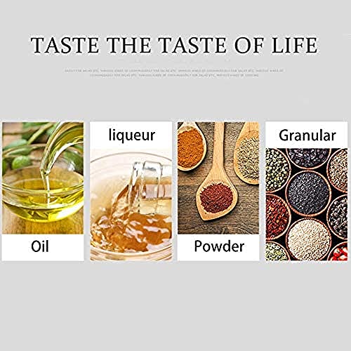 Oil and Vinegar Salt and Pepper Dispenser Set for Home and Kitchen (01)