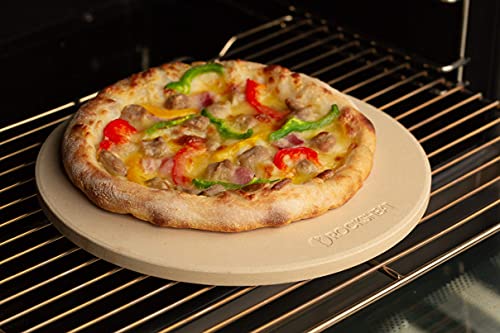 K ROCKSHEAT Round Cordierite Pizza Stone
