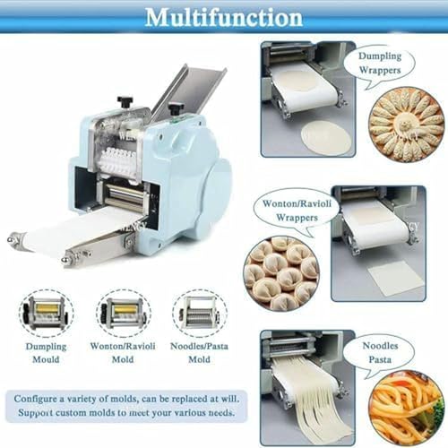 Electric Dumpling and Pasta Maker with Round Mold