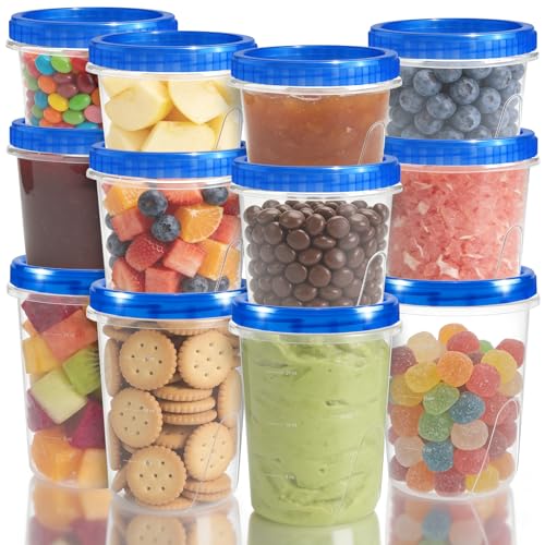 12 Pack Freezer Containers with Lids