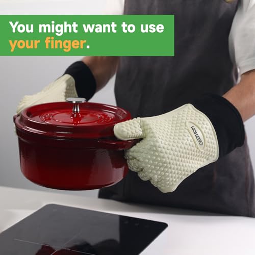 BBQ Gloves Grilling Gloves Heat Resistant Oven Gloves