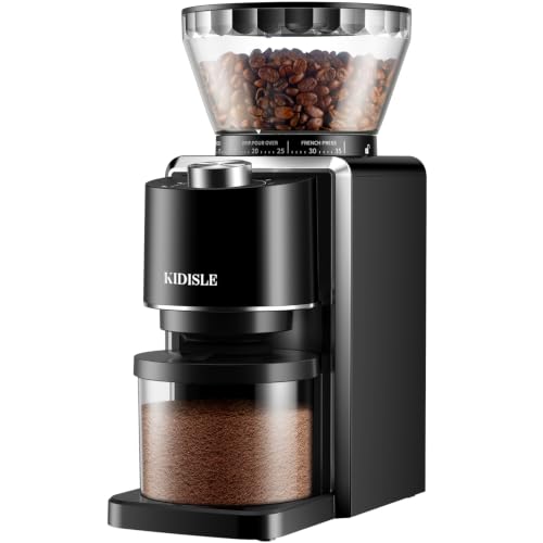 Conical Burr Coffee Bean Grinder (Black)