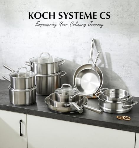 Stainless Steel Cookware Set 23 PCS With 5 (Silver / 23 Pcs)
