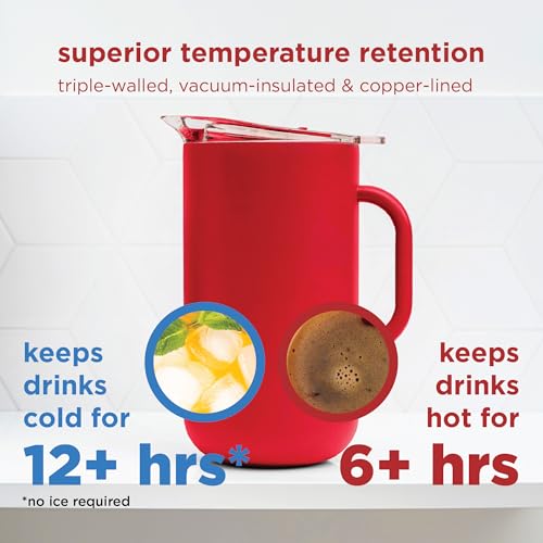 Premium Insulated Pitcher (Strawberry)