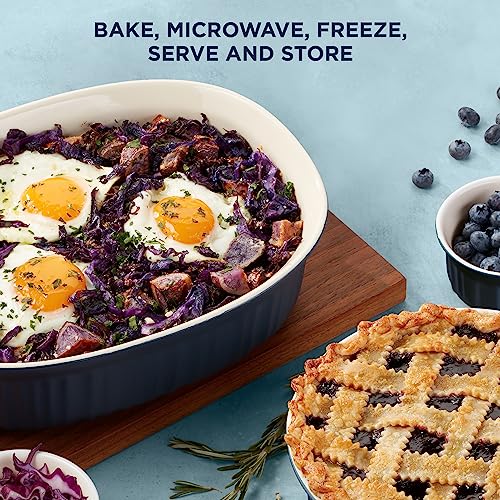French Ceramic Bakeware Set with Lids
