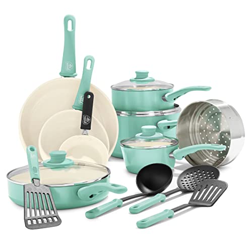 Soft Grip 16 Piece Cookware Set