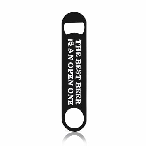 Watercolor Turtles Stainless Steel Bottle Opener Swimming Green Seaweed Blisters Freedom Leisure Ocean Animals Flat Beer Bottle Opener Keychain for Home Kitchen Bar Restaurant Party Gift