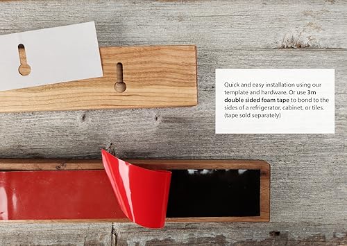 Magnetic Wooden Knife Bar Holder Strip (16 Inch / Cherry)