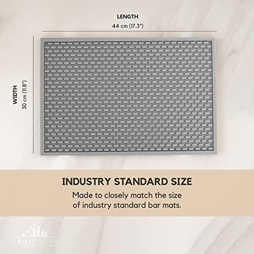 Heavy Duty Bar Mat (Gray / Single 12" x 18")