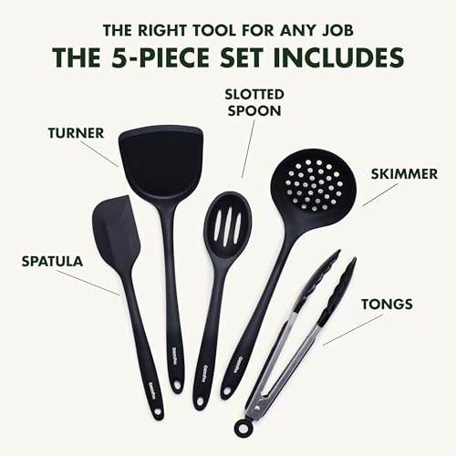 5 Piece Cooking Utensil Set (5 Piece Utensil Set)
