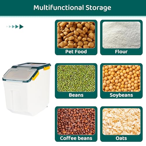 50 lb Large Food Grade Container for Rice Flour Sugar