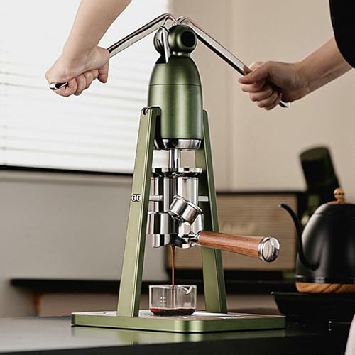 Manual Lever Espresso Machine with Pressure Gauge