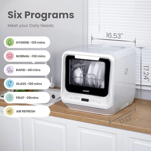 Countertop Dishwasher with 5L Built