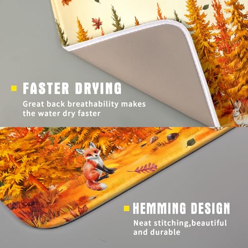 Microfiber Dish Drying Mat 2 Size Dish Drying Pad for Kitchen Counter