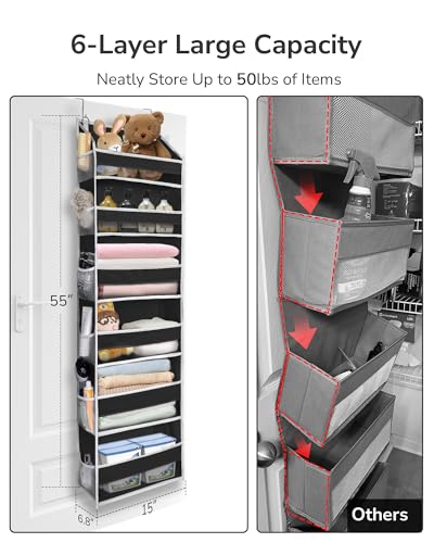 Over Door Organizer with 6 Pockets