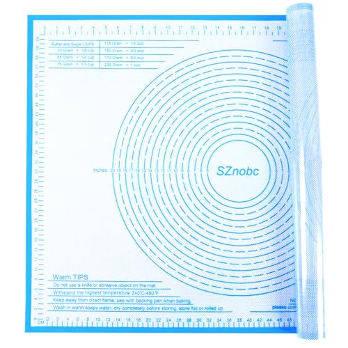 Silicone Pastry Mat Large Baking Mat 36X24 inch Dough Mat with Measurements