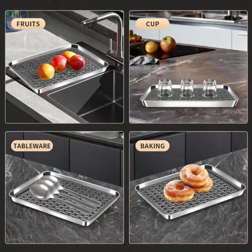 Dish Drain Tray Water Storage Capacity Dish Drying Board