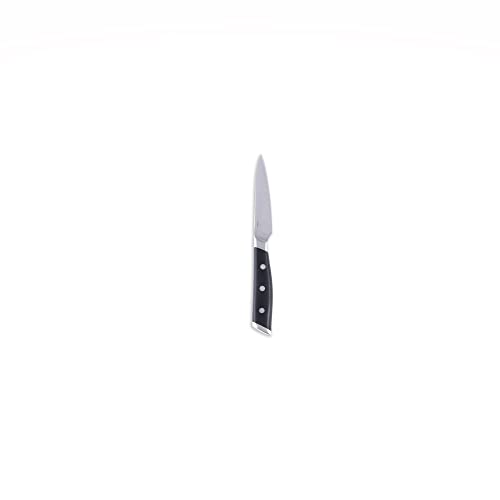 Forged German Stainless Steel Paring Knife (Silver/Black / 3.5")