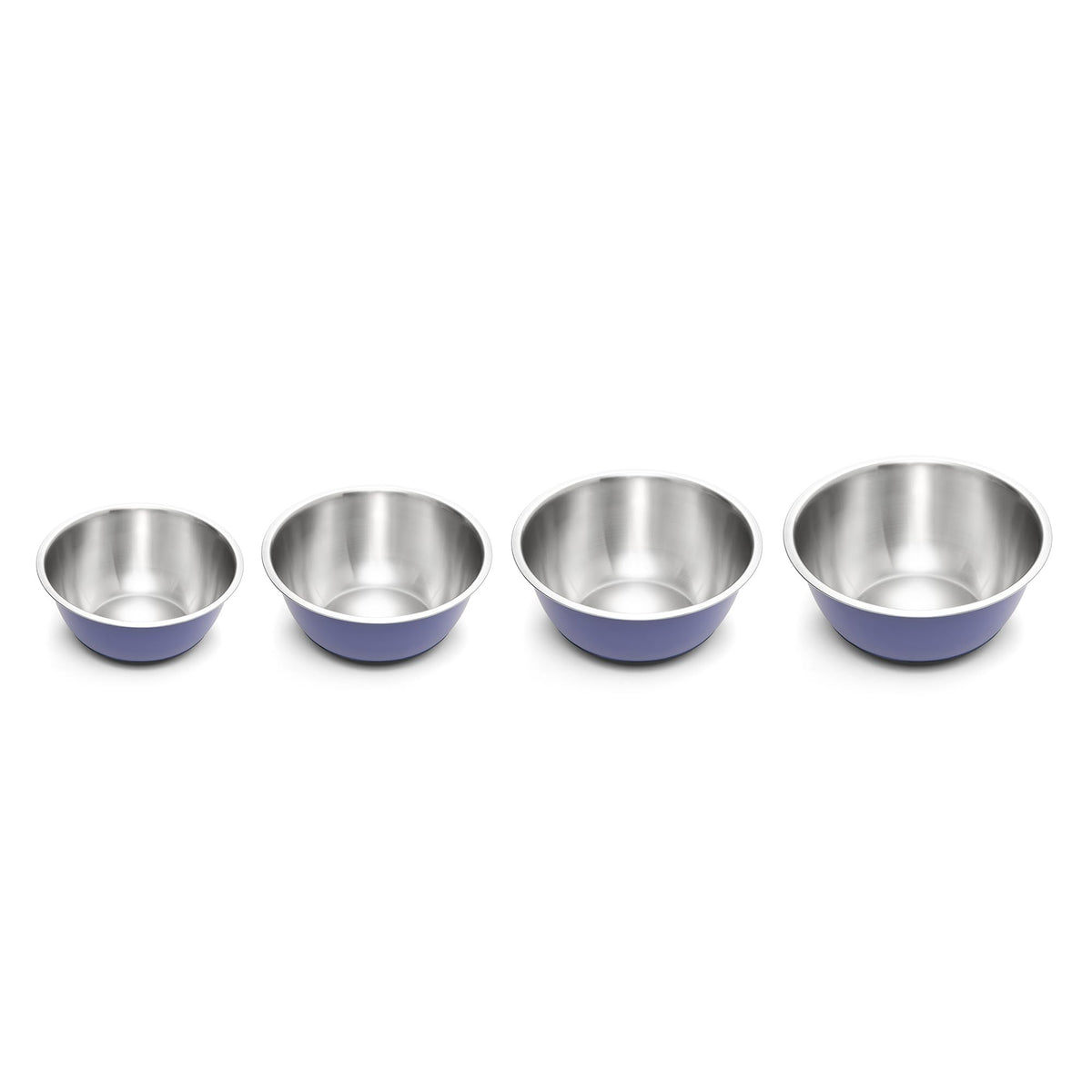 Stainless Steel Mixing Bowl (Purple / 2.75 Quart)