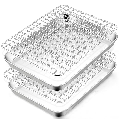 Baking Sheet with Rack Set of 4