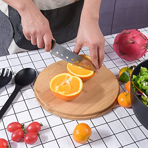 Bamboo Fiber Salad Bowl with Servers Set Large 10