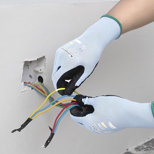 Nitrile Coated Safety Work Gloves for Men Women