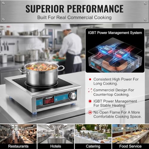 Commercial Induction Cooktop