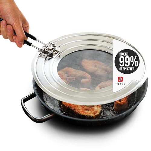 Dishwasher Safe Splatter Screen Splash Guard for Kitchen Frying Pan Grease