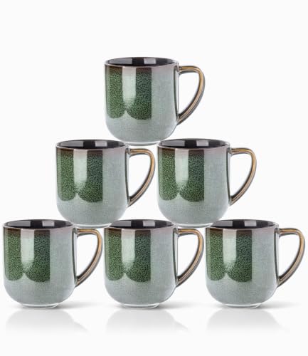 12OZ Ceramic Coffee Mugs Set of 6