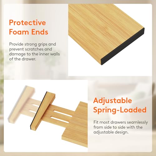 Bamboo Drawer Dividers