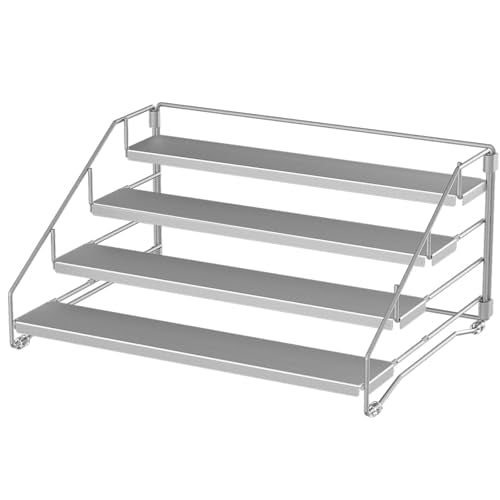 4 Tier Spice Rack for Cabinet